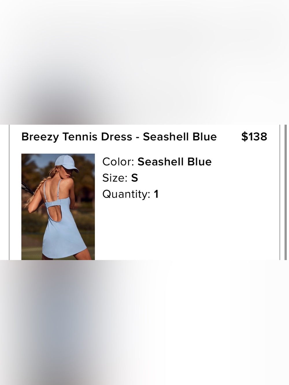 ALO BREEZY TENNIS DRESS